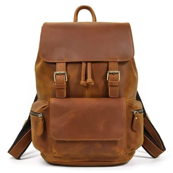 CRAZY HORSE  LEATHER BACKPACK